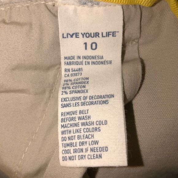 American Eagle Cropped Tan Pants Size 10 - Picture 4 of 6